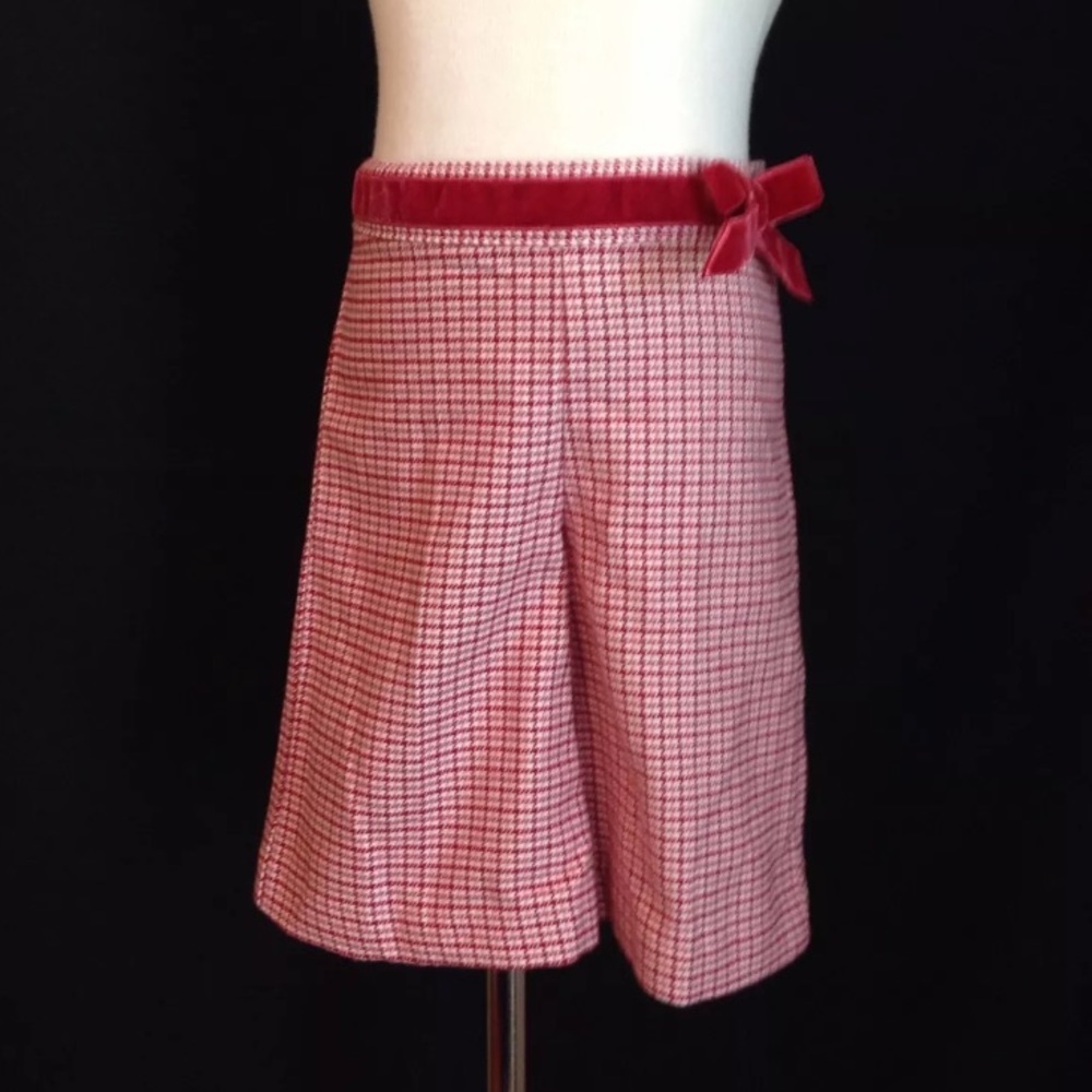 Janie Jack TARTAN ROSE houndstooth knicker pant 2T